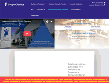 Tablet Screenshot of grupoglorieta.com